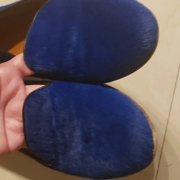 1937 foot wear. Made in  Italy. Leather moccasins size 8 - Picture 2 of 4